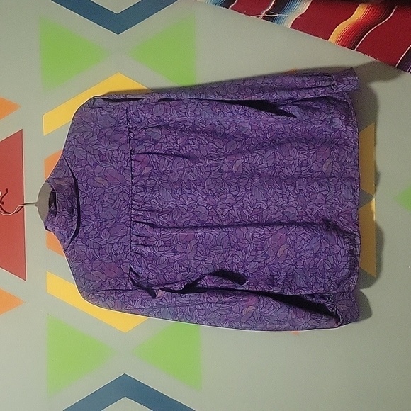 Vintage Pendleton Country Sophisticates Women's Button Up Blouse & Scarf/Bow 10 - Picture 6 of 8